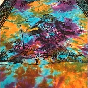 Tie Dye Shiva Tapestry Curtain